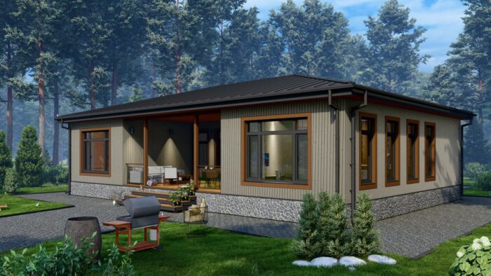 Каркасный дом Морошка