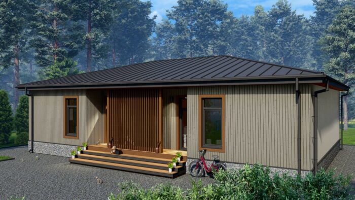 Каркасный дом Морошка