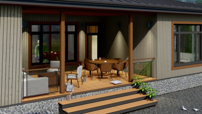 Каркасный дом Морошка