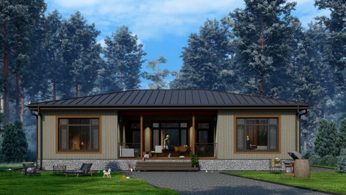 Каркасный дом Морошка