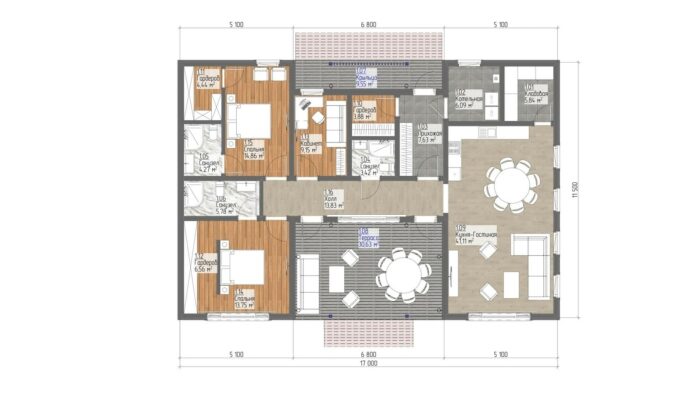 Каркасный дом Морошка