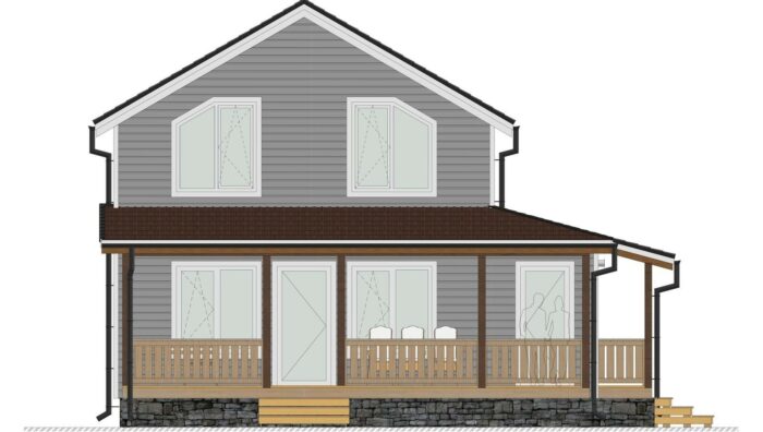 Каркасный дом Вербена