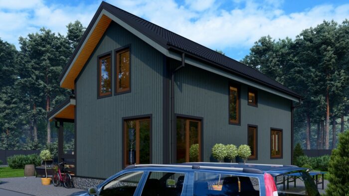 Каркасный дом Ромашка