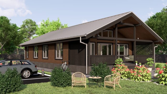 Каркасный дом Фрезия