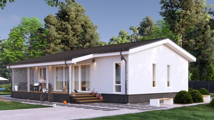 Каркасный дом Клен