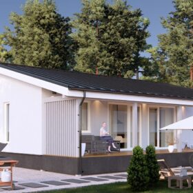 Каркасный дом Клен