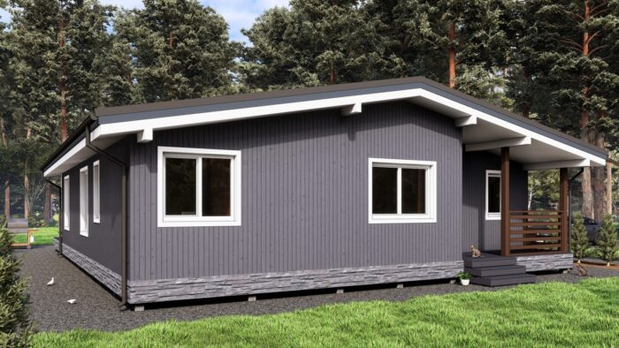 Каркасный дом Малина