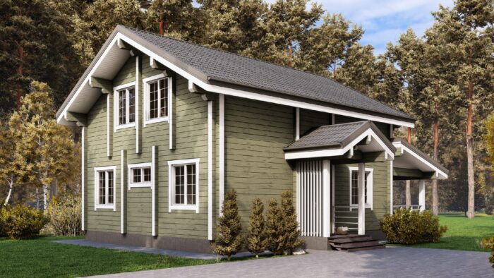 Дом из клееного бруса Московский