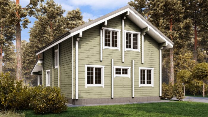 Дом из клееного бруса Московский