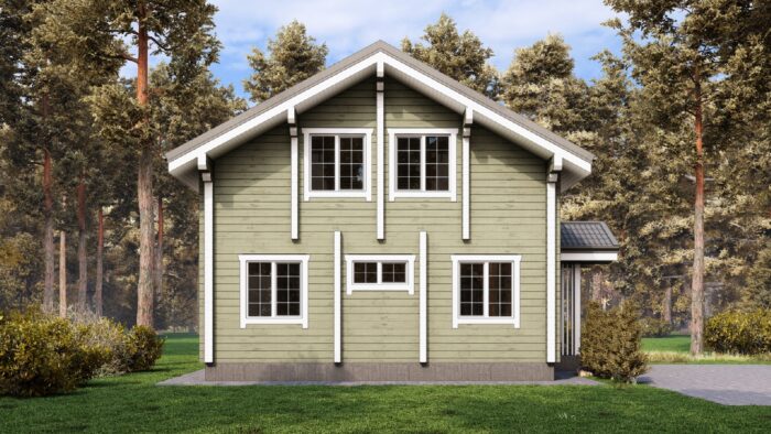 Дом из клееного бруса Московский