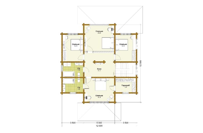 Дом клееный брус Волоколамск