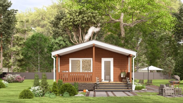 Каркасная баня Шалфей