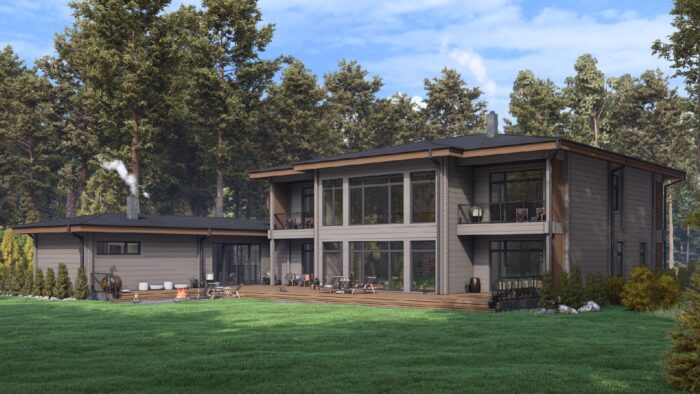 Дом из клееного бруса Шарапово