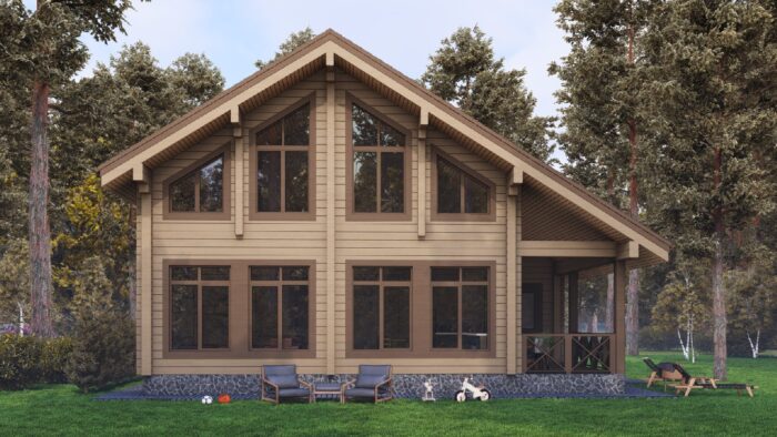 Дом из клееного бруса Внуково