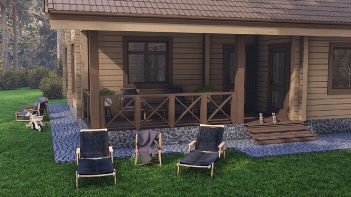 Дом из клееного бруса Внуково