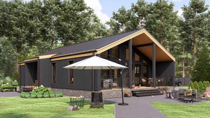 Каркасный дом Абрикос