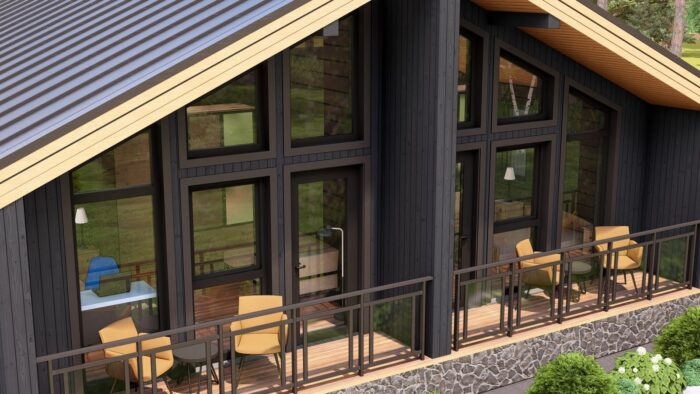 Каркасный дом Абрикос