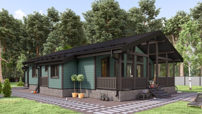 Каркасный дом Яблоня