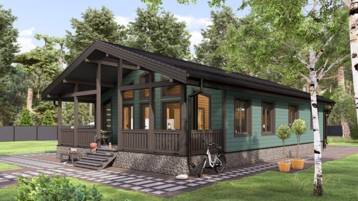 Каркасный дом Яблоня