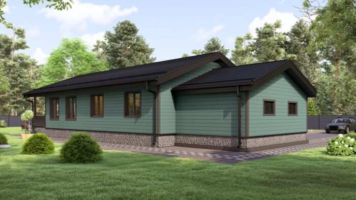 Каркасный дом Яблоня