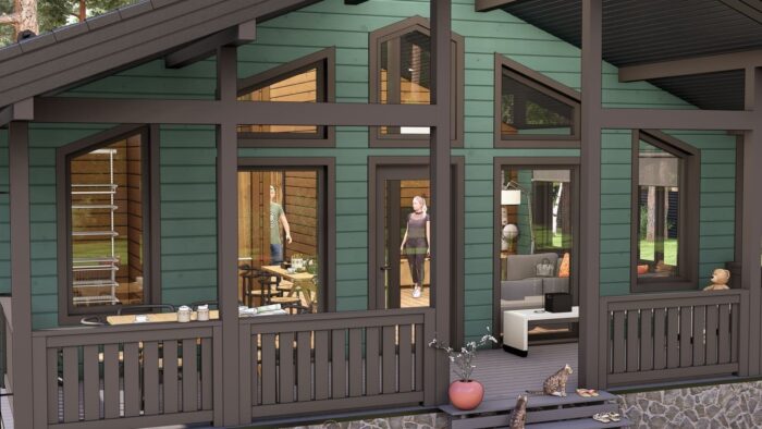 Каркасный дом Яблоня