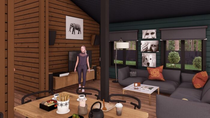 Каркасный дом Яблоня