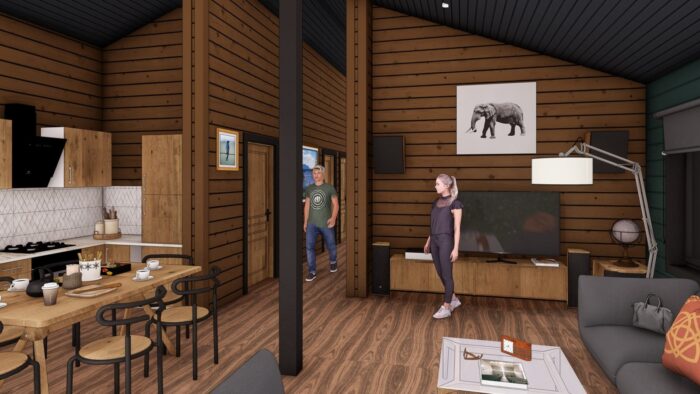 Каркасный дом Яблоня