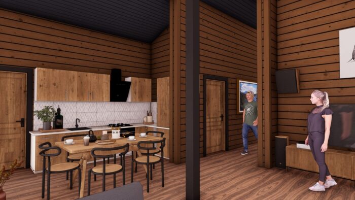 Каркасный дом Яблоня