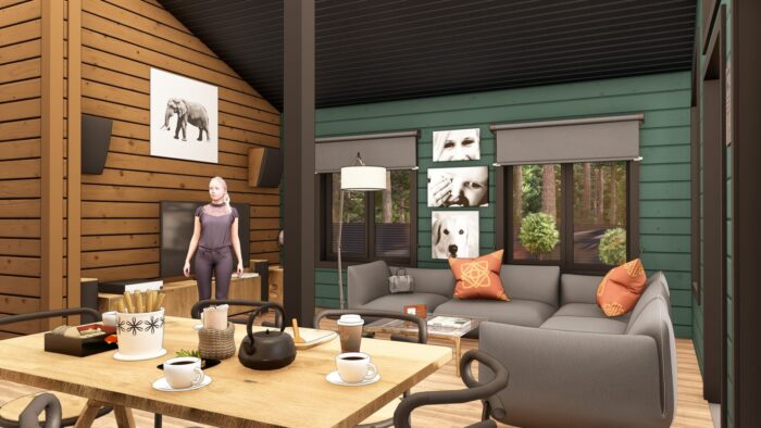 Каркасный дом Яблоня