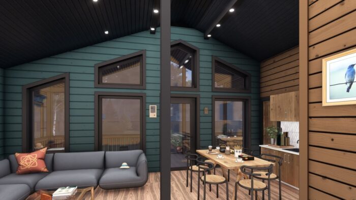 Каркасный дом Яблоня