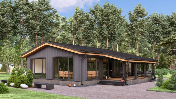 Каркасный дом Гранат выставочный