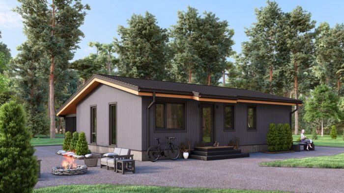 Каркасный дом Гранат выставочный