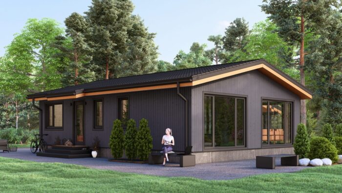 Каркасный дом Гранат выставочный