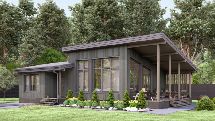 Каркасный дом Каштан