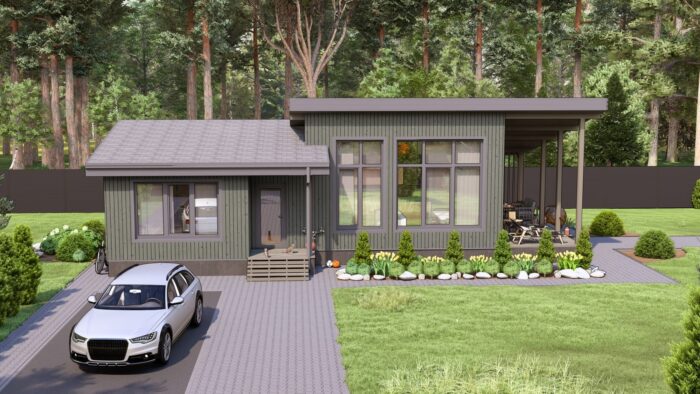 Каркасный дом Каштан