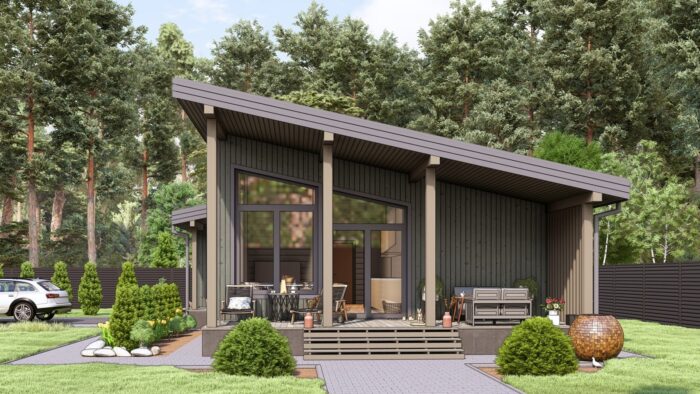 Каркасный дом Каштан