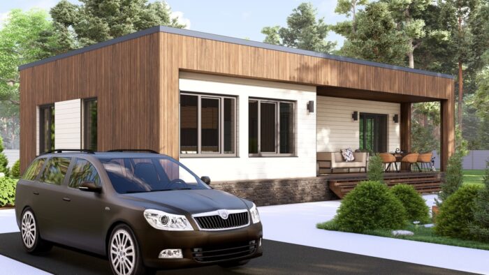 Каркасный дом Подснежник