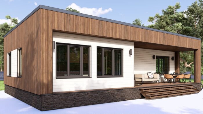 Каркасный дом Подснежник